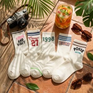 Combo 5 đôi Tất cotton thể thao Chicago