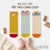 [Set 3 Đôi] Tất Thú Cưng Cozy Cho Bé Sơ Sinh & Trẻ Em (0-3 Tuổi)