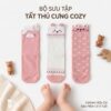 [Set 3 Đôi] Tất Thú Cưng Cozy Cho Bé Sơ Sinh & Trẻ Em (0-3 Tuổi)