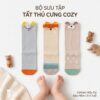 [Set 3 Đôi] Tất Thú Cưng Cozy Cho Bé Sơ Sinh & Trẻ Em (0-3 Tuổi)