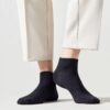 Tất Cotton Cổ Ngắn Thể Thao Dệt Lưới Thoáng Khí Nam Nữ 9 Màu Basic