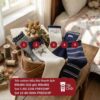 Tất Cotton Nữ Cổ Cao Thanh Lịch Đính Nơ Phong Cách Tiểu Thư Hàn Quốc